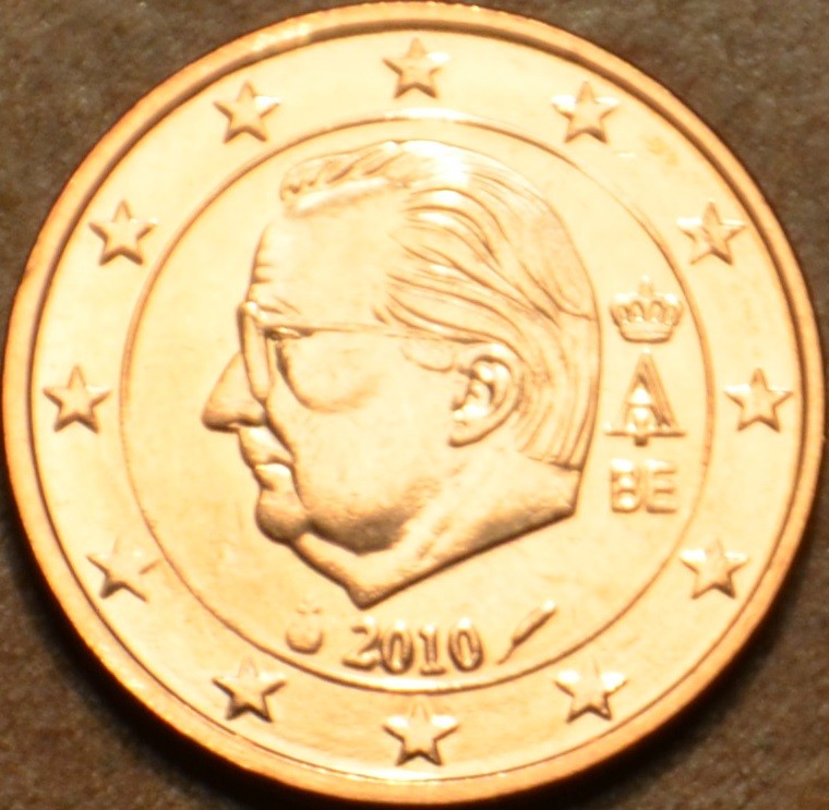 2 cent Belgicko 2010 (UNC)