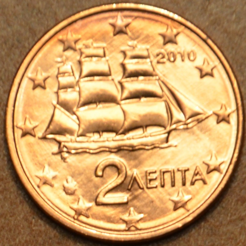 2 cent Grécko 2010 (UNC)
