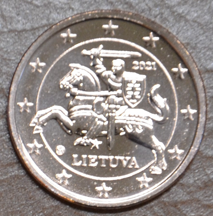2 cent Litva 2021 (UNC)