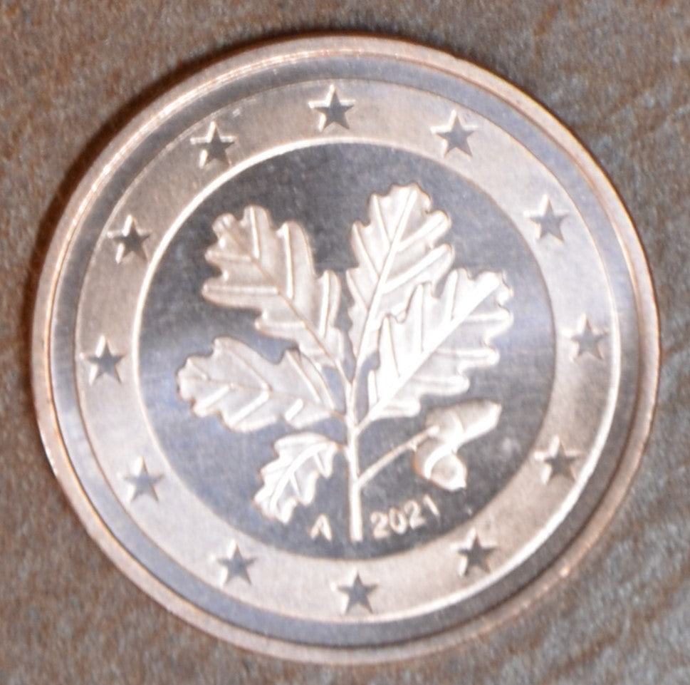 2 cent Nemecko 2021 "A" (UNC)