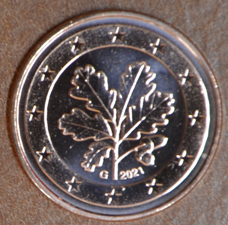 2 cent Nemecko 2021 "G" (UNC)