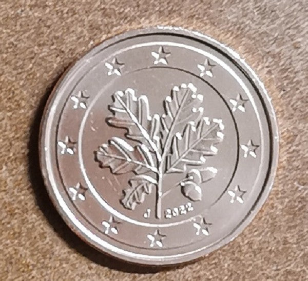 2 cent Nemecko 2022 "J" (UNC)