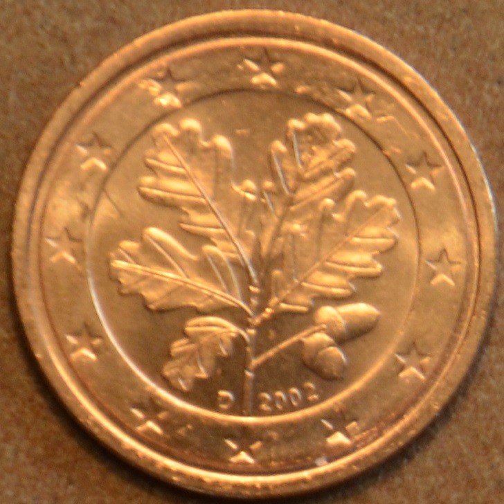 2 cent Nemecko "D" 2002 (UNC)