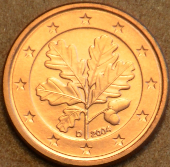 2 cent Nemecko "D" 2004 (UNC)