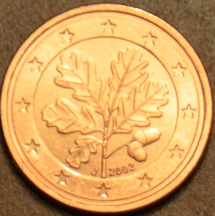 2 cent Nemecko "J" 2002 (UNC)