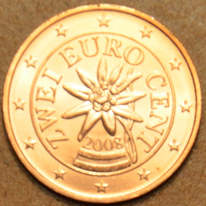 2 cent Rakúsko 2008 (UNC)