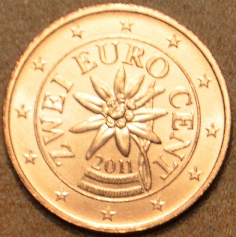 2 cent Rakúsko 2011 (UNC)