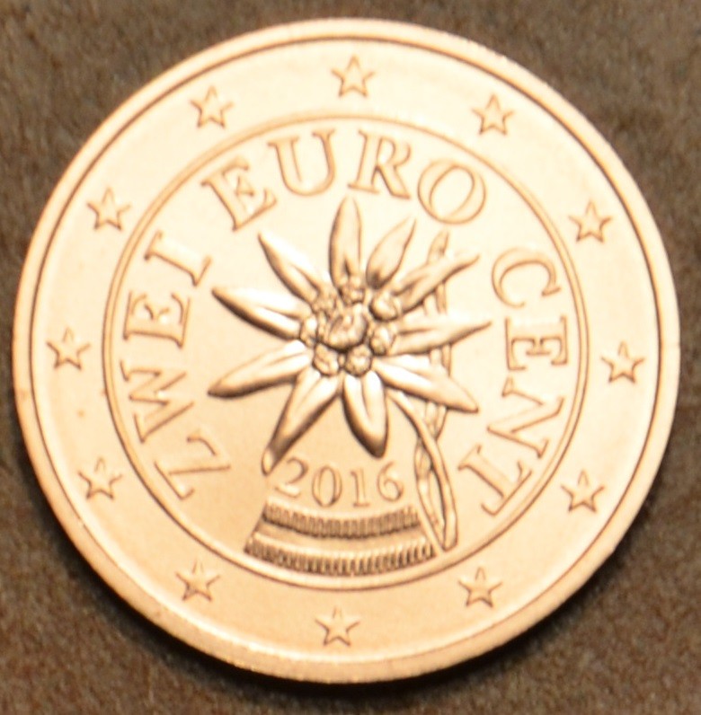 2 cent Rakúsko 2016 (UNC)