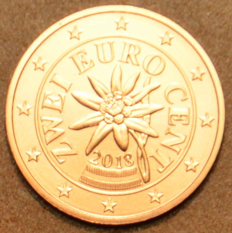 2 cent Rakúsko 2018 (UNC)