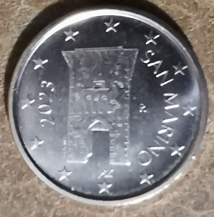 2 cent San Marino 2023 - Nový design (UNC)