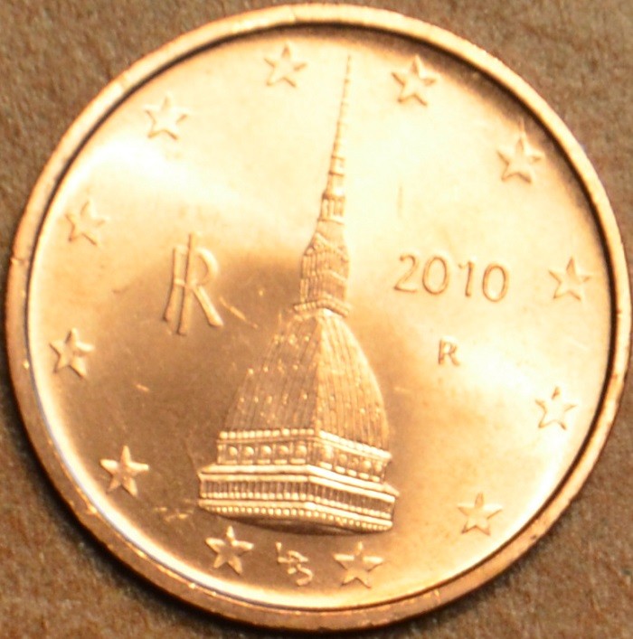 2 cent Taliansko 2010 (UNC)