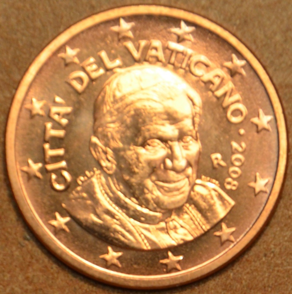 2 cent Vatikán 2008 (BU)