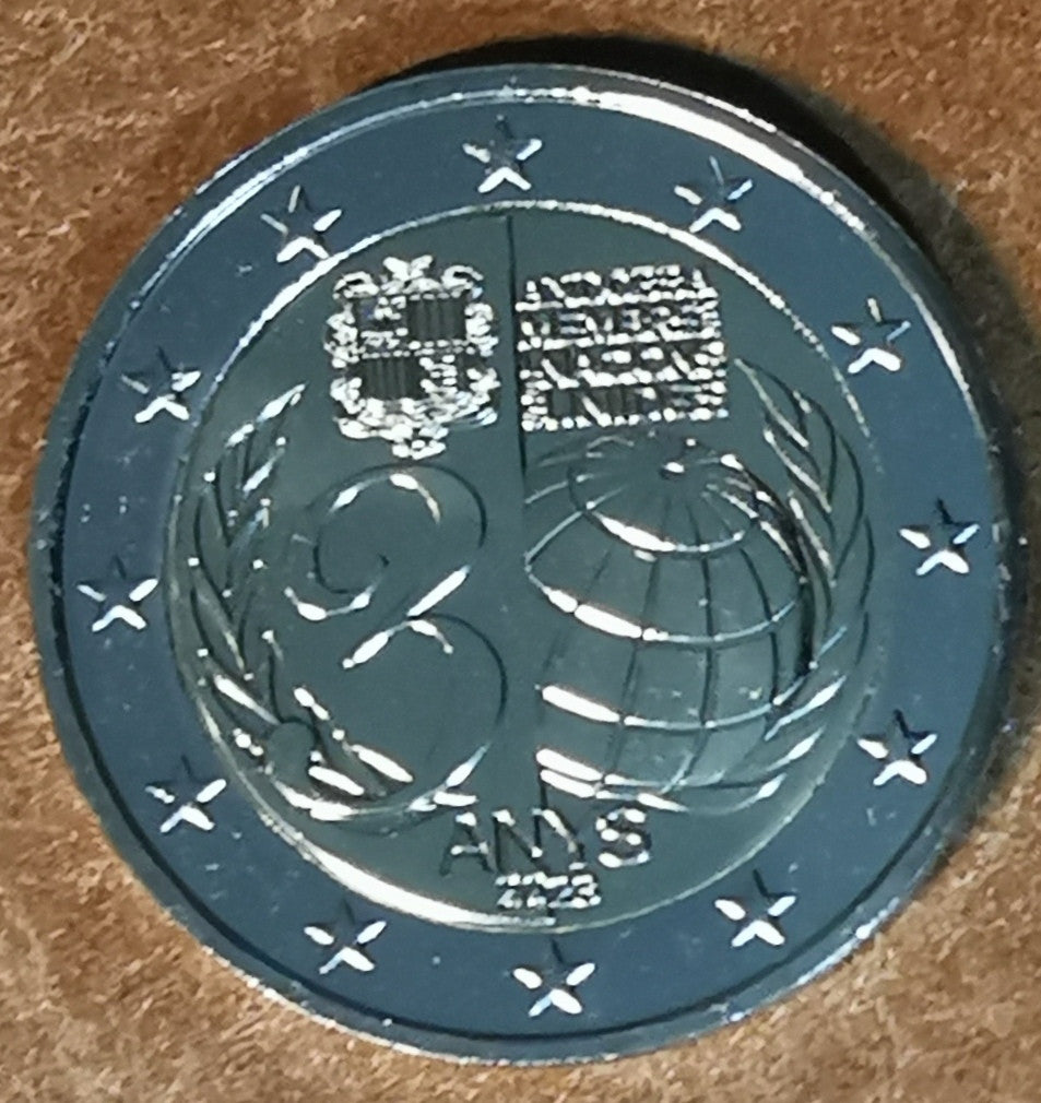 2 Euro Andorra 2023 - Členstvo v OSN (UNC)