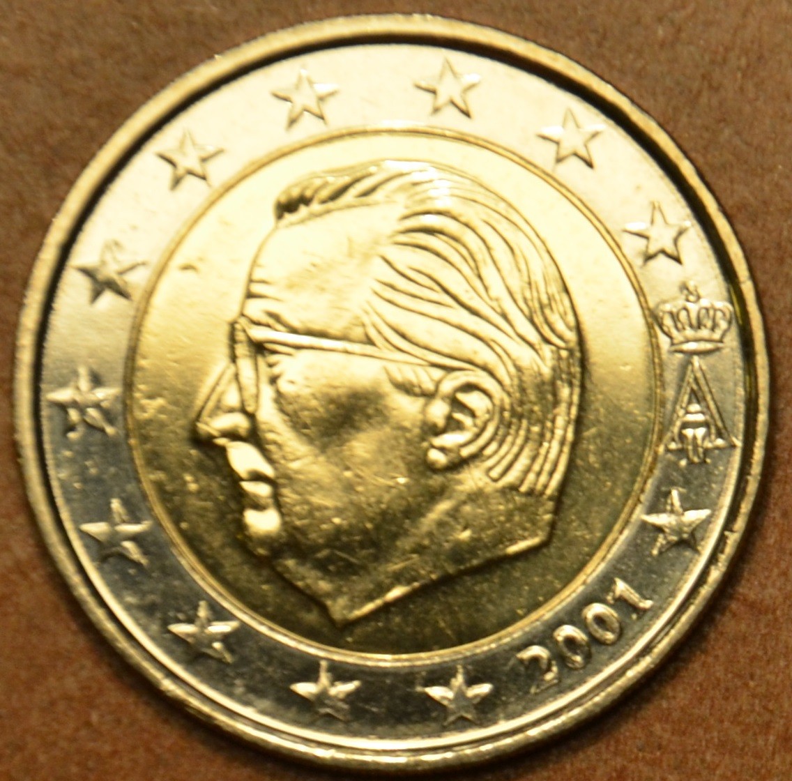 2 Euro Belgicko 2001 - Albert II. (UNC)