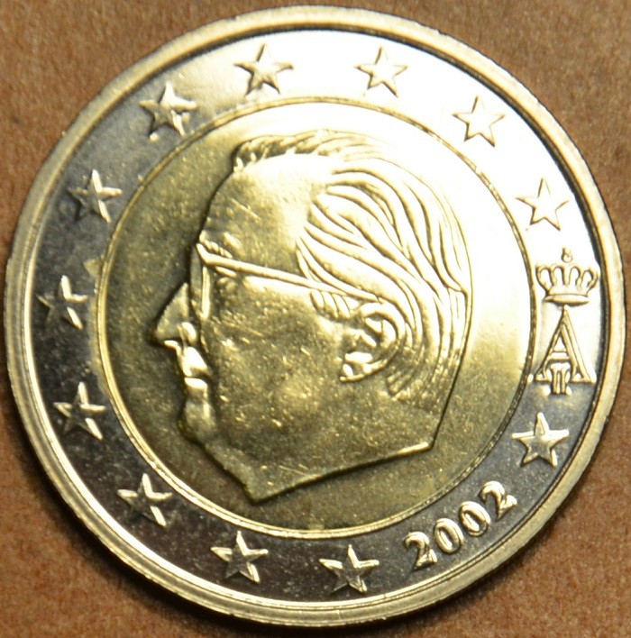 2 Euro Belgicko 2002 - Albert II. (UNC)