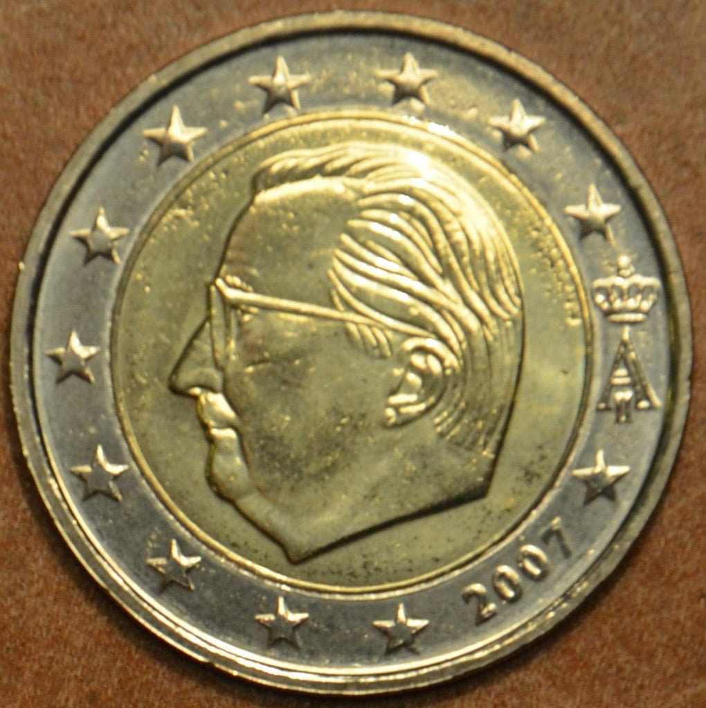 2 Euro Belgicko 2007 - Albert II. (UNC)