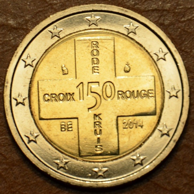 2 Euro Belgicko 2014 - 150. výročie belgického Červeného kríža (UNC)
