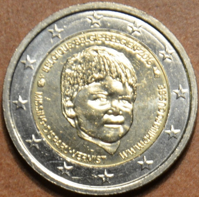 2 Euro Belgicko 2016 - Dieťa v núdzi (UNC)