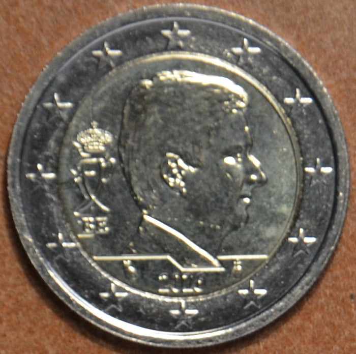 2 Euro Belgicko 2016 - Kráľ Filip (UNC)