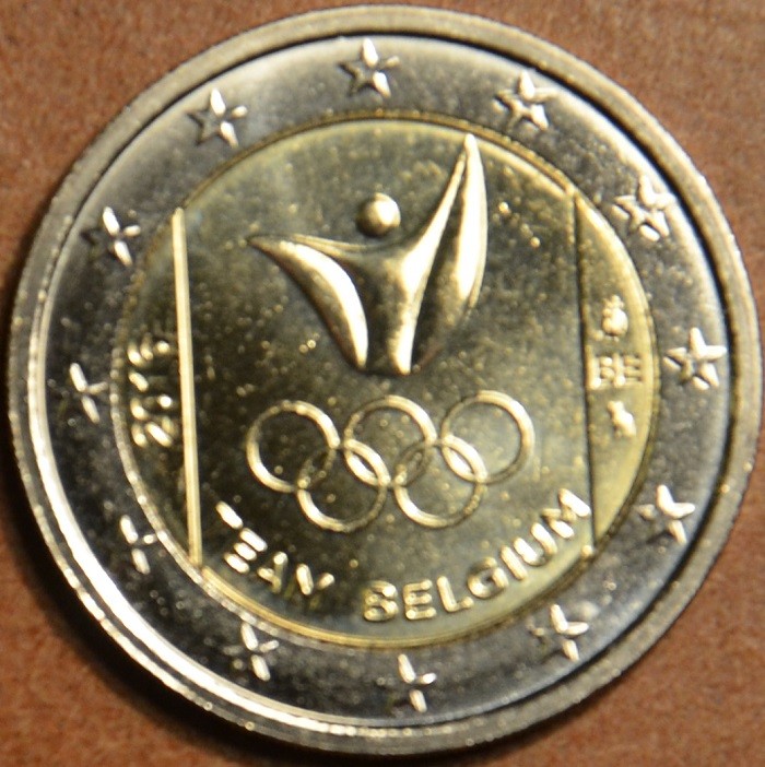 2 Euro Belgicko 2016 - Olympijský team Belgicka (UNC)