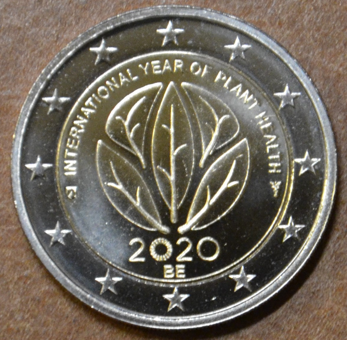 2 Euro Belgicko 2020 - Medzinárodný rok zdravých rastlín (UNC)
