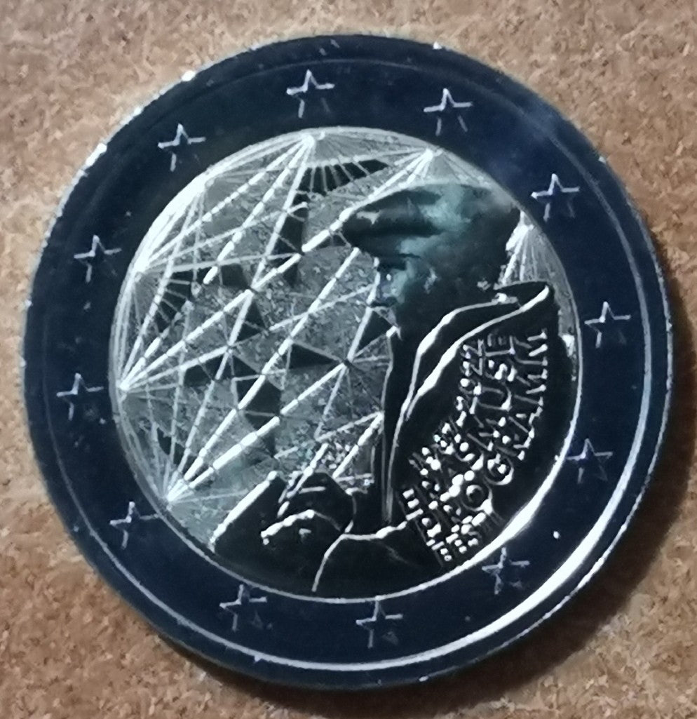 2 Euro Estónsko 2022 - Erasmus program - 35. výročie vzniku (UNC)