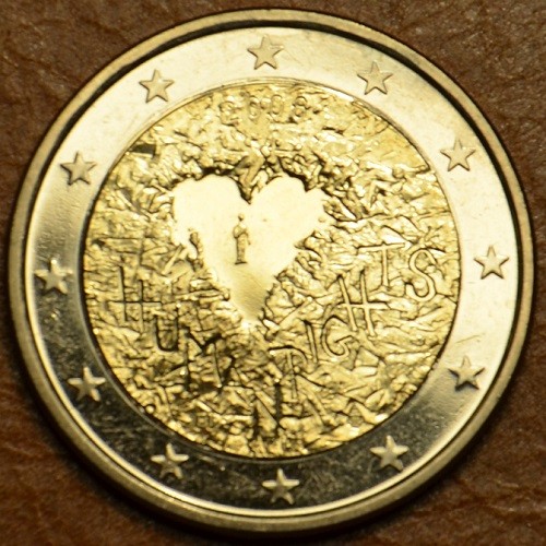 2 Euro Fínsko 2008 - 60. výročie Všeobecnej deklarácie ľudských práv (UNC)