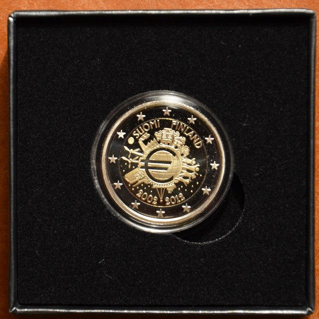 2 Euro Fínsko 2012 - 10. výročia vzniku Eura (Proof)