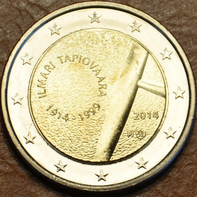 2 Euro Fínsko 2014 - 100. výročie narodenia dizajnerky Ilmari Tapiovaara (UNC)