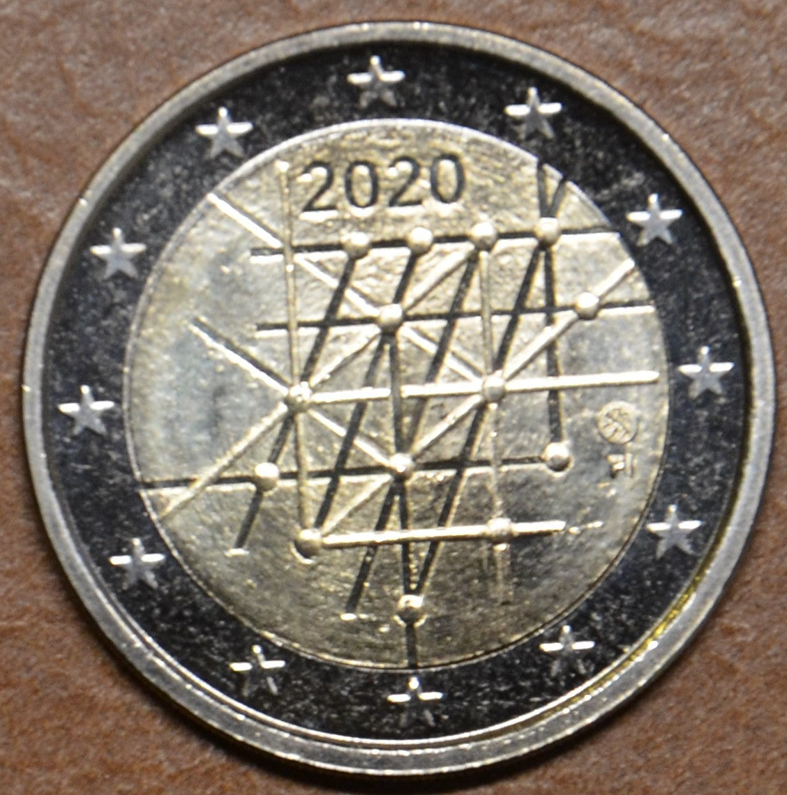2 Euro Fínsko 2020 - 100. výročie Univerzity v Turku (UNC)