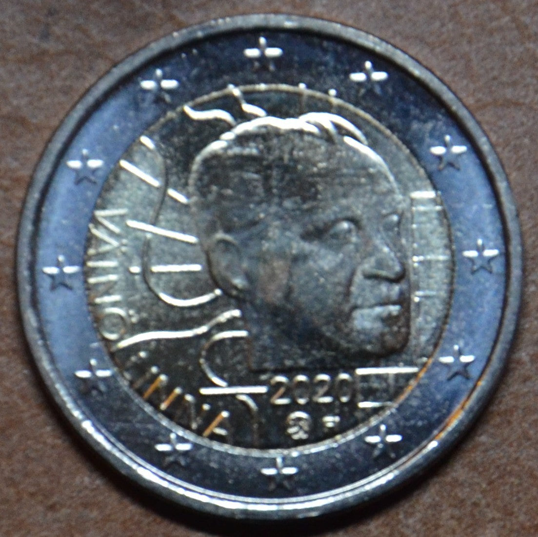 2 Euro Fínsko 2020 - Väinö Linna (UNC)
