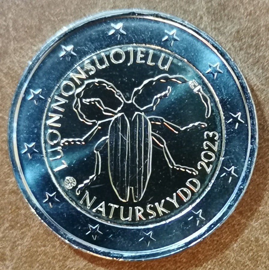 2 Euro Fínsko 2023 - Prvý zákon ochrany prírody (UNC)
