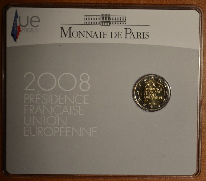 2 Euro Francúzsko 2008 - Predsedníctvo EÚ (BU karta)