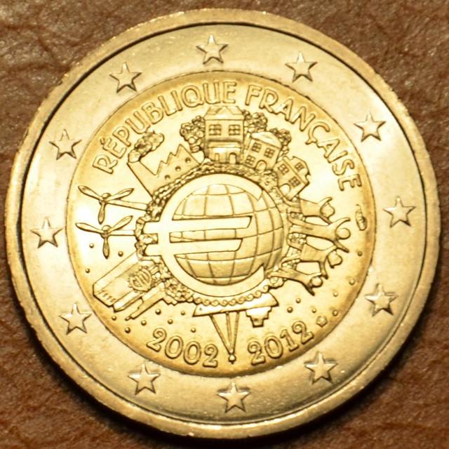 2 Euro Francúzsko 2012 - 10. výročia vzniku Eura (UNC)