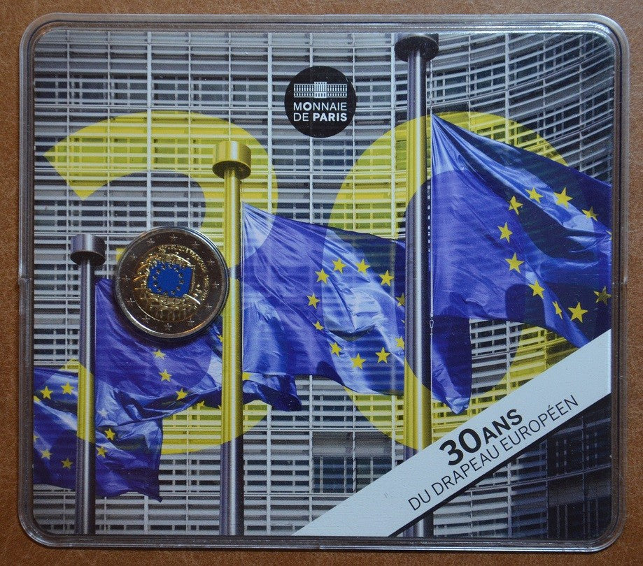 2 Euro Francúzsko 2015 - 30 rokov Europskej vlajky (BU)