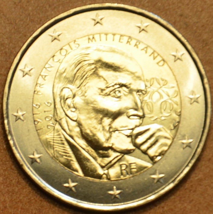 2 Euro Francúzsko 2016 - Francois Mitterrand (UNC)