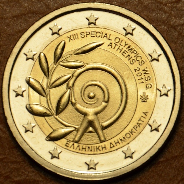 2 Euro Grécko 2011 - Špeciálne letné olympijské hry v Athénach (UNC)