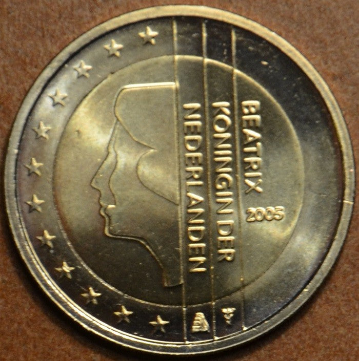 2 Euro Holandsko 2005 - Kráľovná Beatrix (UNC)