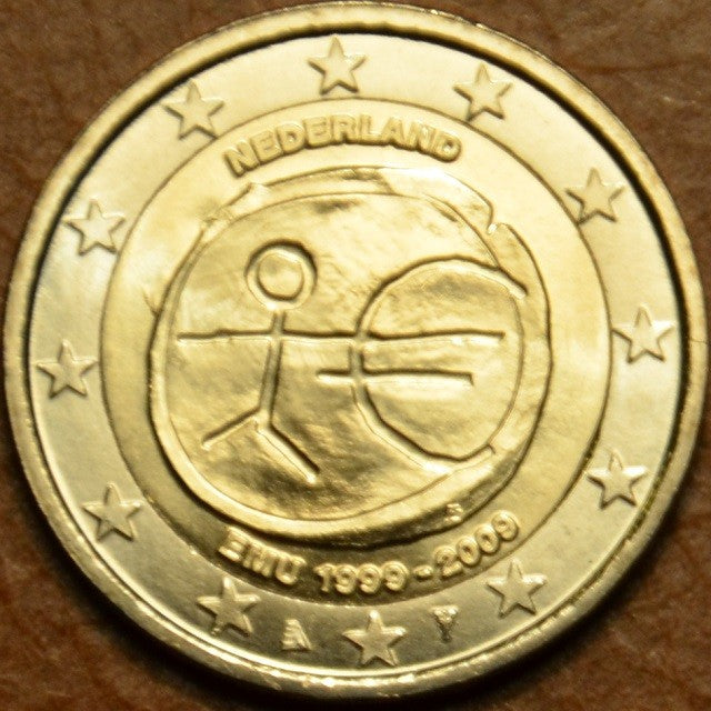 2 Euro Holandsko 2009 - 10. výročie hospodárskej a menovej únie (UNC)
