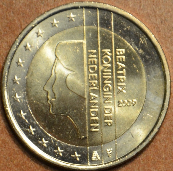 2 Euro Holandsko 2009 - Kráľovná Beatrix (UNC)