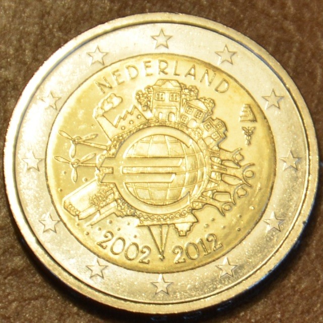 2 Euro Holandsko 2012 - 10. výročia vzniku Eura (UNC)