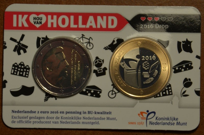 2 Euro Holandsko 2016 - Holland coin fair (BU)