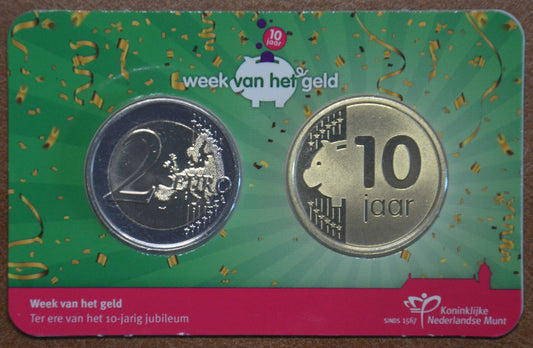 2 Euro Holandsko 2021 - Týždeň peňazí (BU)