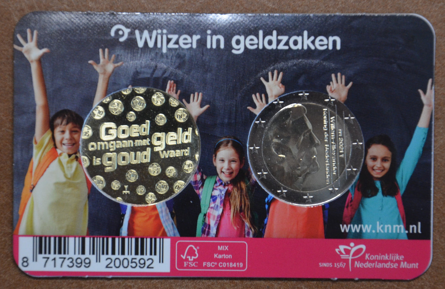 2 Euro Holandsko 2021 - Týždeň peňazí (BU)