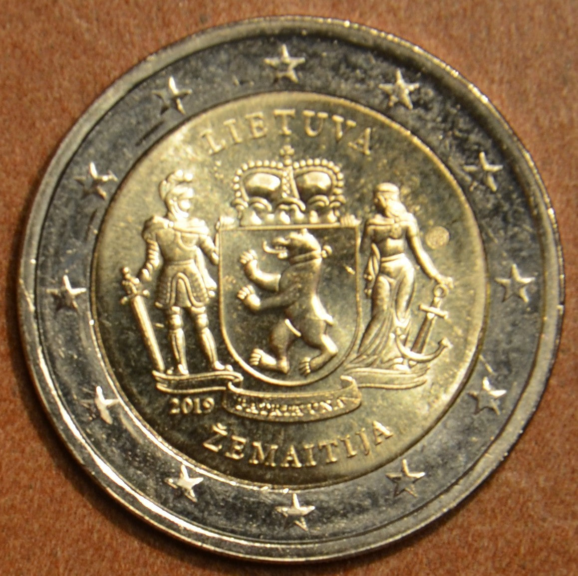 2 Euro Litva 2019 - ZEMAITIJA (UNC)