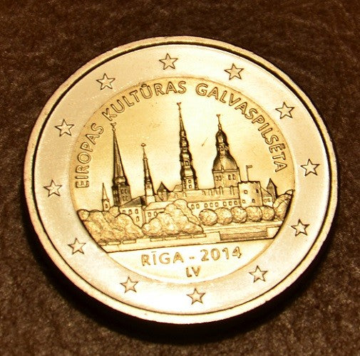 2 Euro Lotyšsko 2014 - Riga Európske mesto kultúry (UNC)