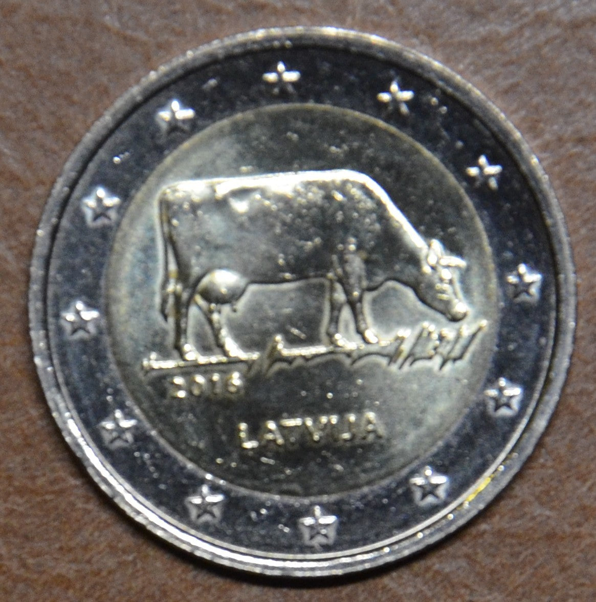 2 Euro Lotyšsko 2016 - Lotyšský poľnohospodársky priemysel (UNC)