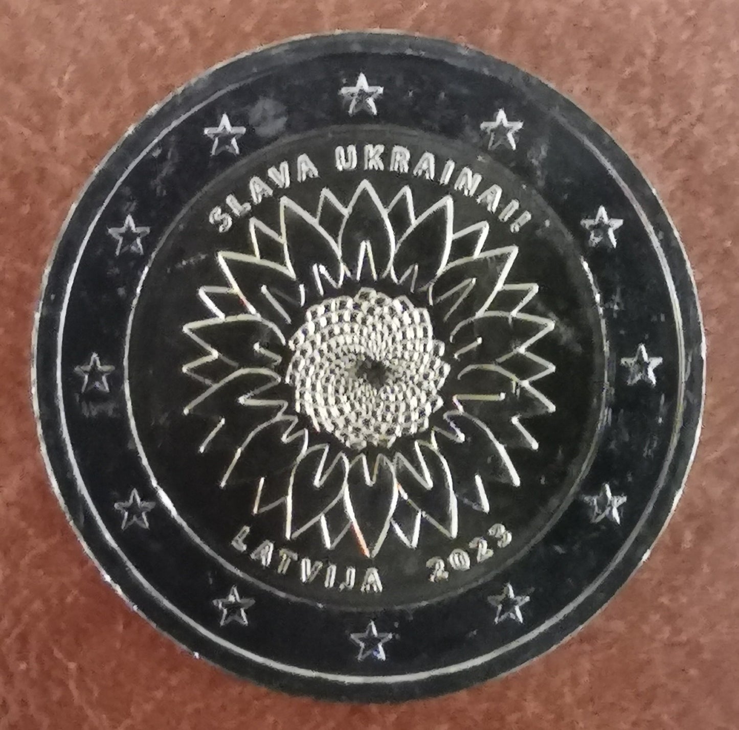 2 Euro Lotyšsko 2023 - Slava Ukrainai! (UNC)