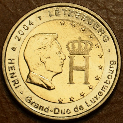 2 Euro Luxembursko 2004 - Veľkovojvoda Henri (UNC)