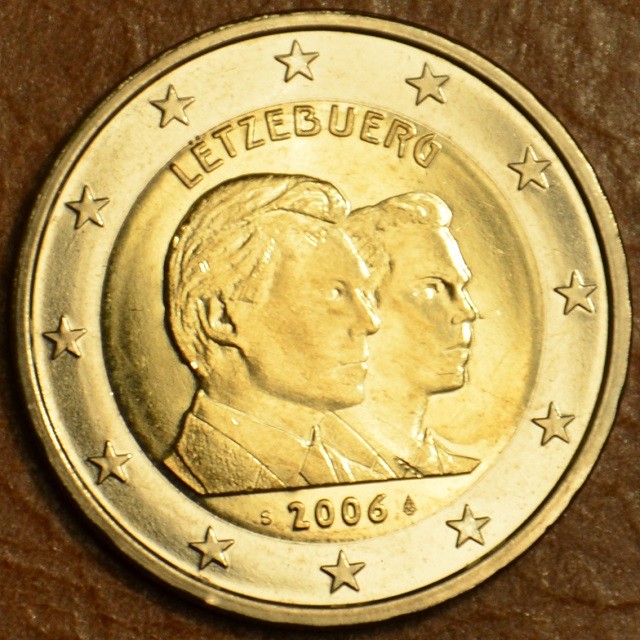 2 Euro Luxembursko 2006 - 25. narodeniny veľkovojvodu Guillauma (UNC)